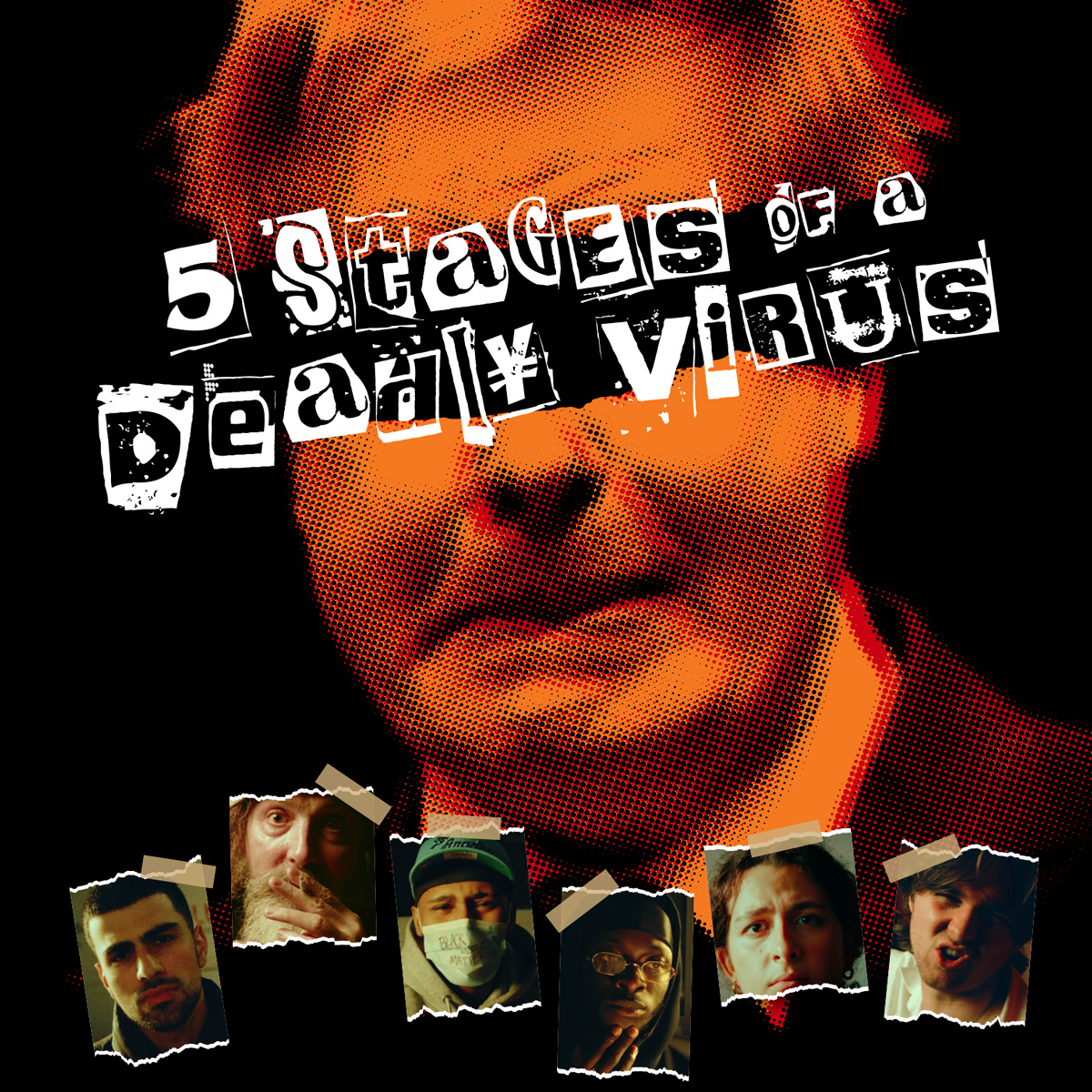 5 Stages of a Deadly Virus film poster design