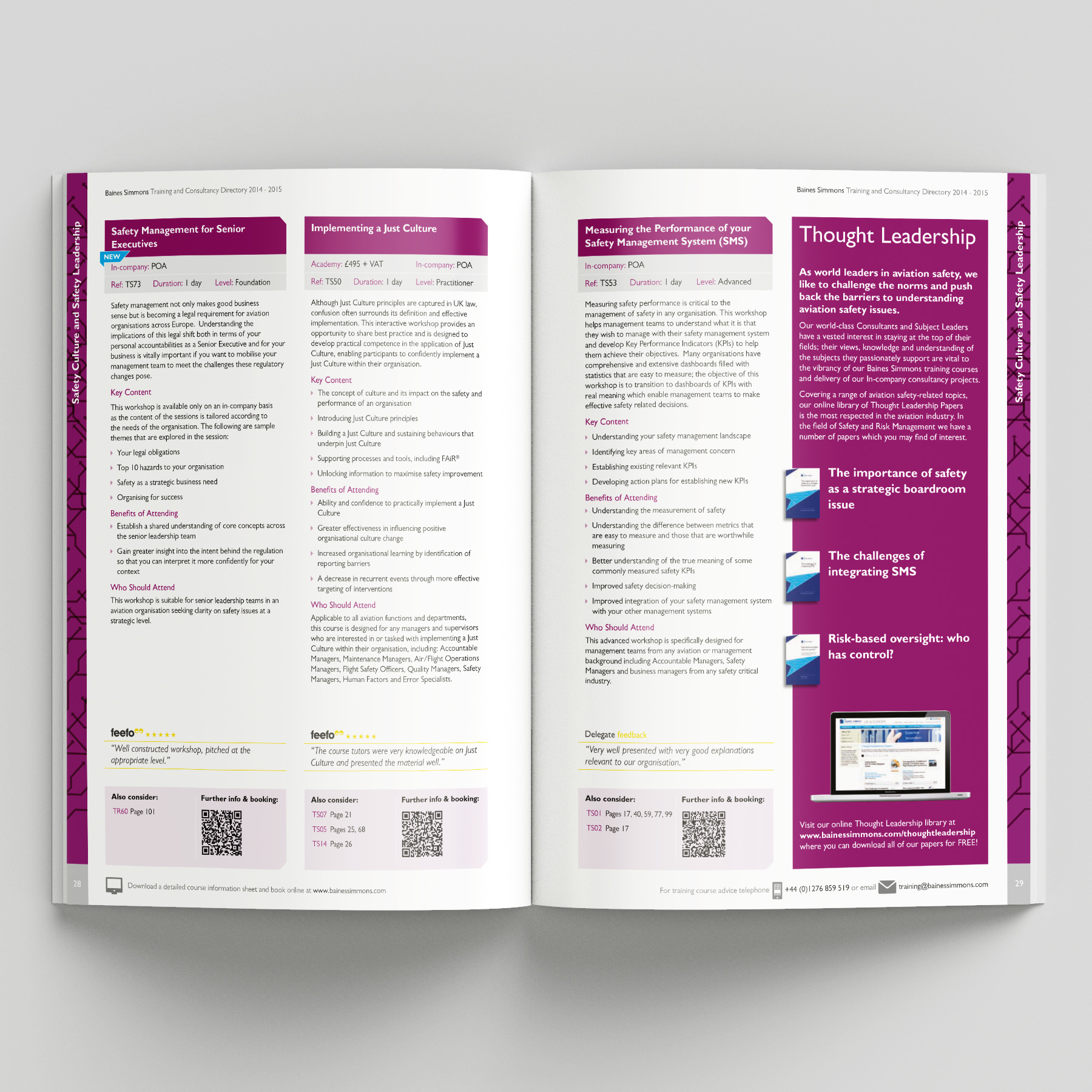 Baines-Simmons-Training-Directory-Spread-2 Baines Simmons Training Directory Design