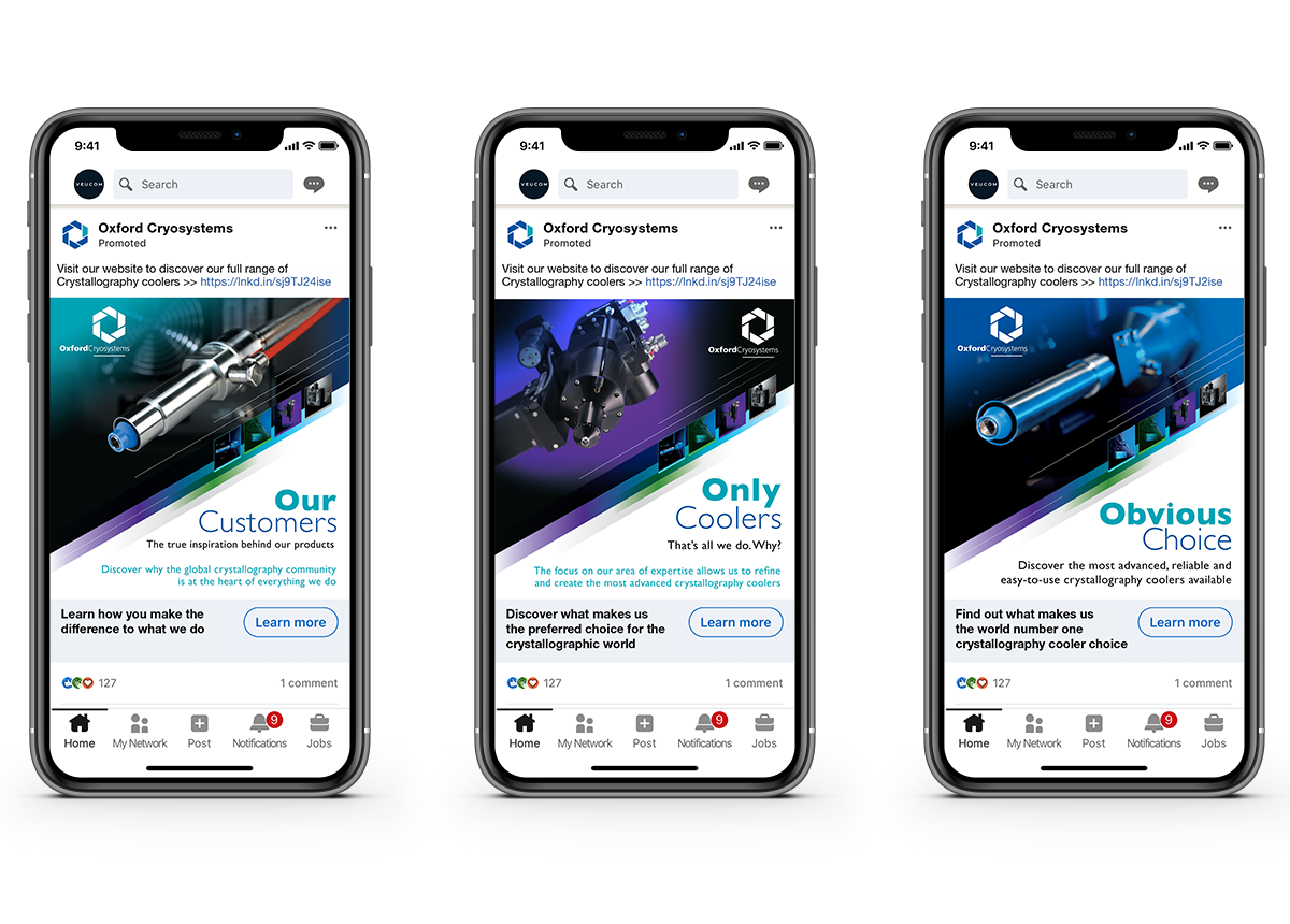 Digital Marketing Campaign Design - Oxford Cryosystems