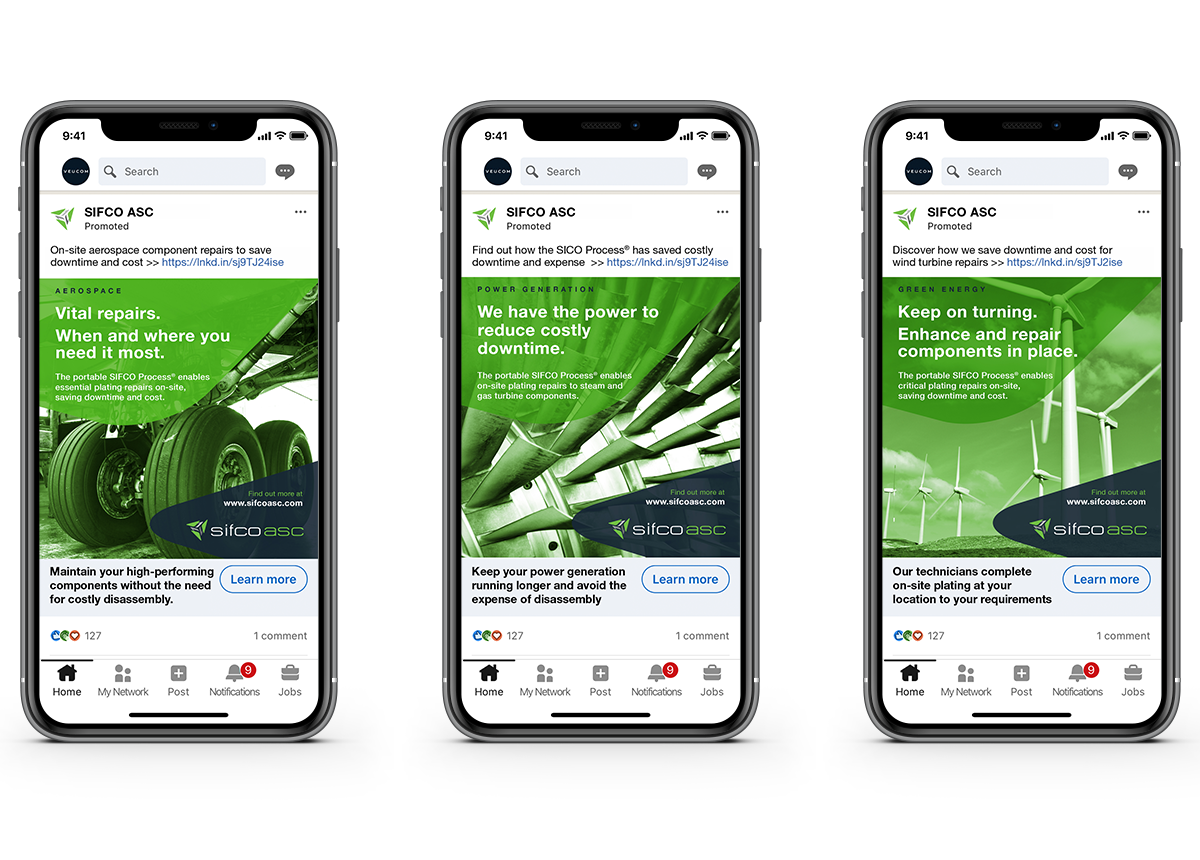 Digital Advertising Design - Sifco ASC