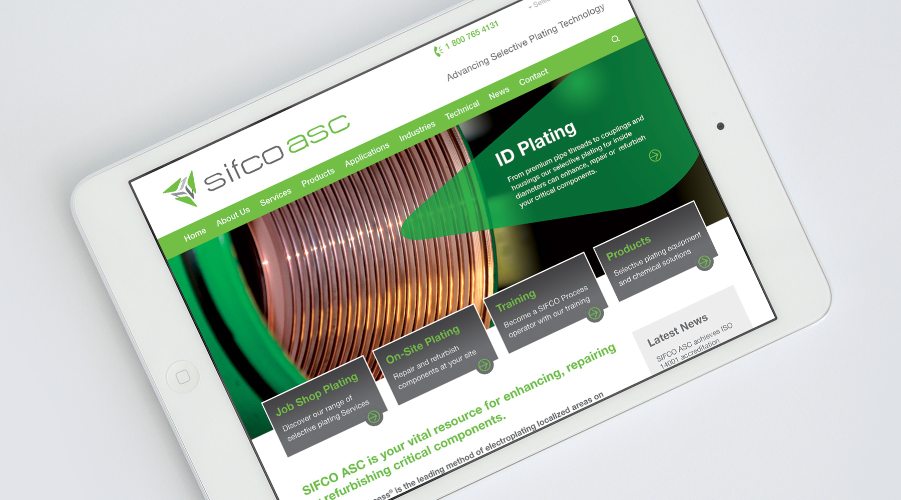 Website Design - Sifco ASC