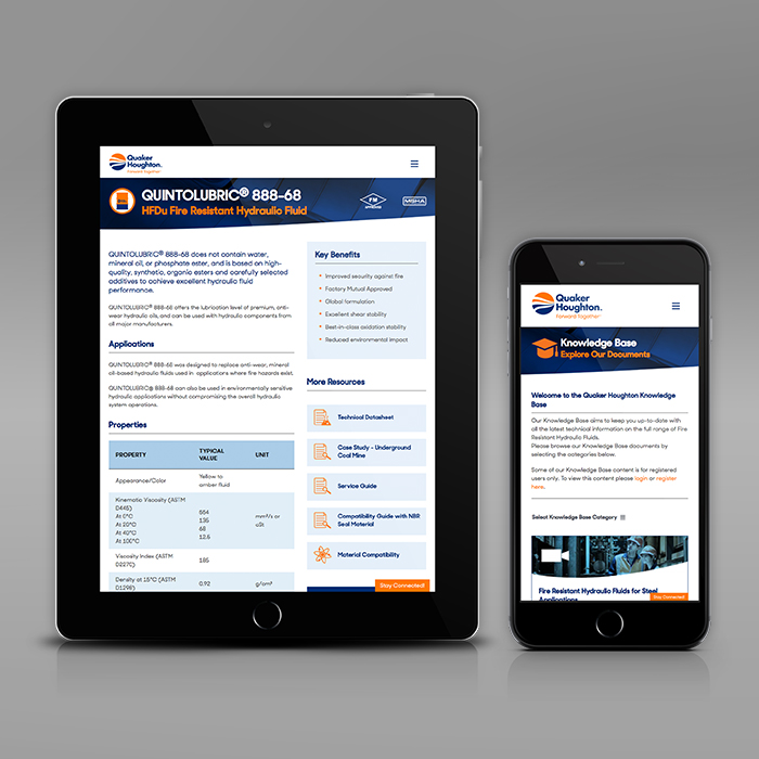 Website Design - Quaker Houghton