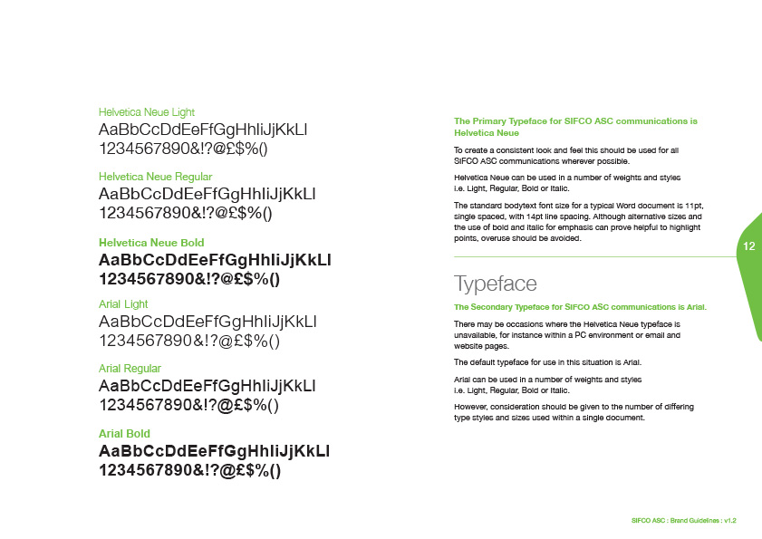 Brand Guidelines - Sifco ASC